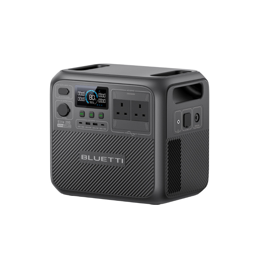 BLUETTI Elite 200 V2 2073.6Wh Portable Power Station 2600W Solar Generator RV