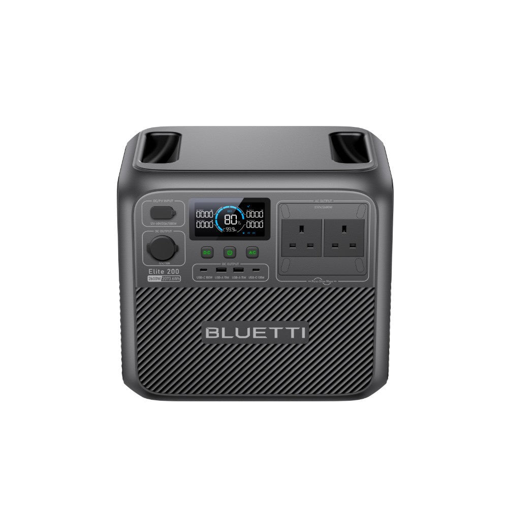 BLUETTI Elite 200 V2 2073.6Wh 2600W Portable Power Station Solar Generator RV